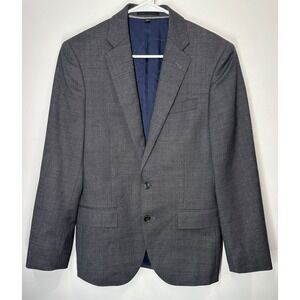 J.Crew Blazer Mens 36S Gray Ludlow Italian Wool Tollegno 1900‎ Two Button Jacket